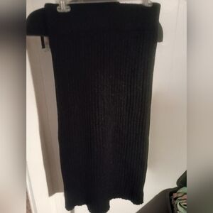 Time and Tru Black Knit Sweater Skirt Small